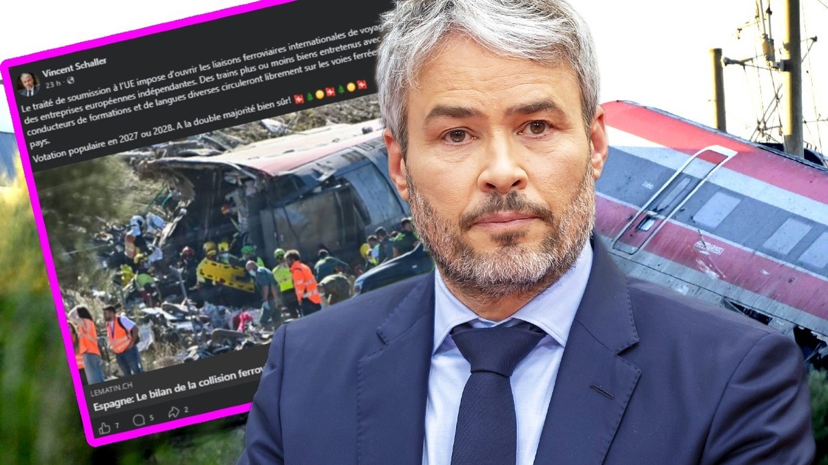 Vincent Schaller établit un rapprochement entre la catastrophe ferroviaire espagnole et l'ouverture du rail européen. L'élu UDC genevois assume sa prise de position.
