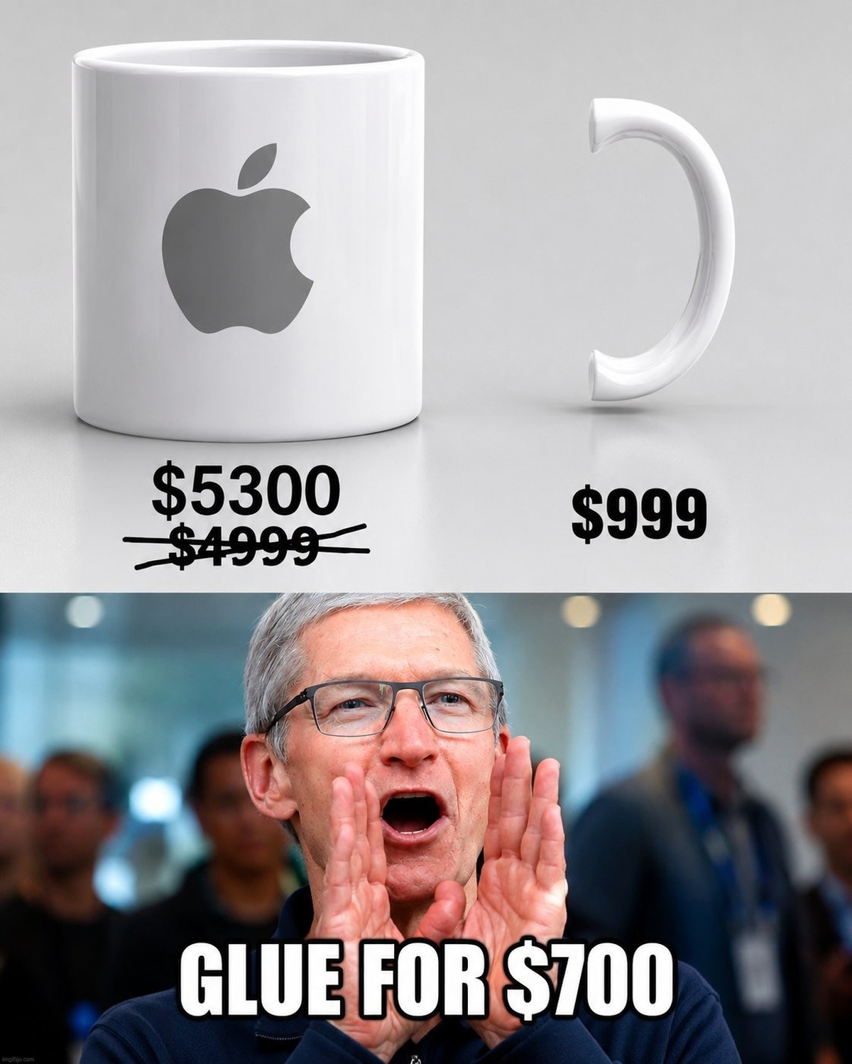 «Klebstoff für 700 Dollar.»