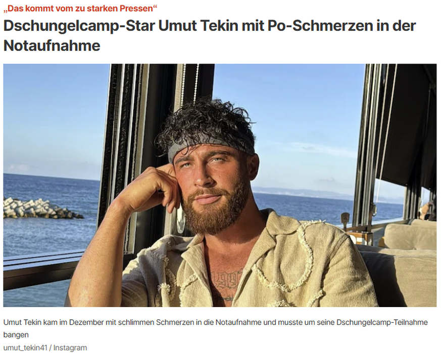 Schlagzeilen zum Dschungelcamp 2026