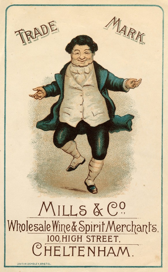 RECORD DATE NOT STATED Mills &amp; Co Wine &amp; Spirit Merchants, 19th century. Artist: Unknown Copyright:xxThexHistoryxofxAdvertisingxTrustxArchive/Heritage-Imagesx / IMAGO ,2606308 ACHTUNG: AUFNAHM ...