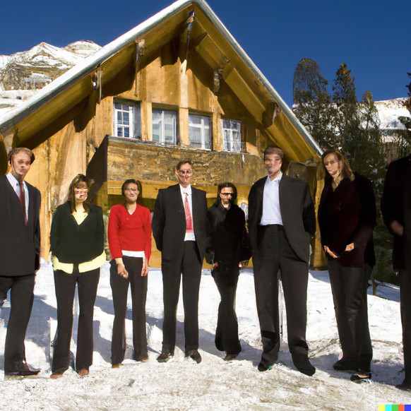 KI Bundesratsfoto mit Dall-E und Midjourney