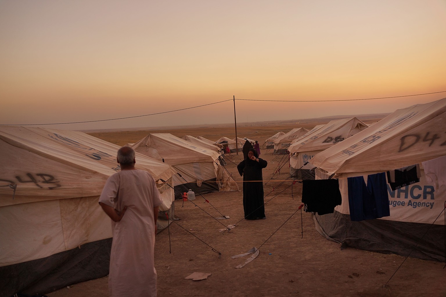 Mehr als eine halbe Million Mensch im Irak sind auf der Flucht.