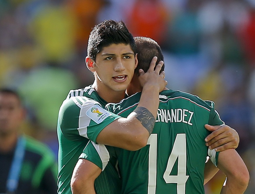 Alan Pulido im mexikanischen Nati-Trikot.