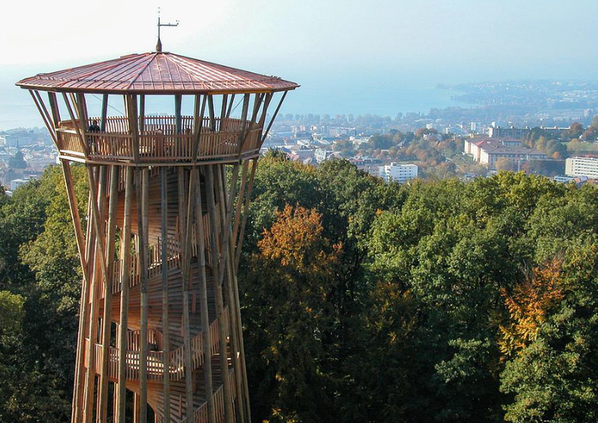 Turm Sauvabelin Lausanne Neue Wanderrouten Rauszeit Schweiz Wandern