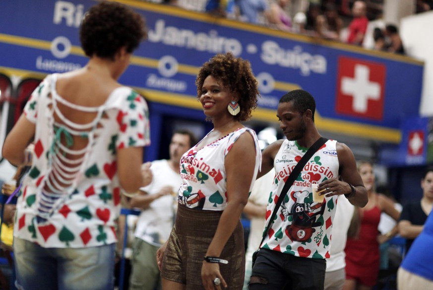 Beste Tourismus-Werbung: Schweiz als Sujet am Karneval in Rio de Janeiro.
