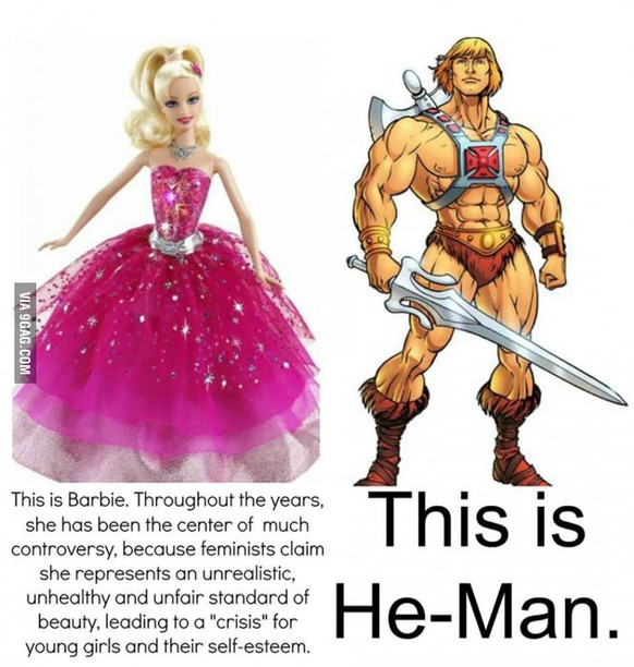 Weshalb werden wir Frauen in den Medien bis heute als schwach, dumm, etc. pr盲sentiert?聽
Schneidet das Thema zwar nur in platter Weise an, entlockt mir jedoch stets wieder ein schmunzeln: