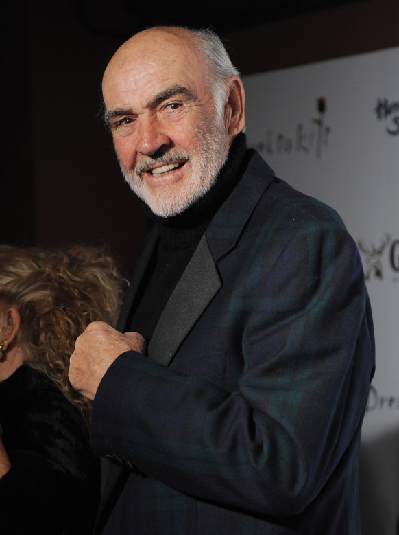 FILE - In this Monday, Mar. 30, 2009 file photo, Sir Sean Connery attends the 7th Annual &#039;Dressed To Kilt&#039; charity fashion show to kick off Tartan Week on Monday, Mar. 30, 2009 in New York.  ...