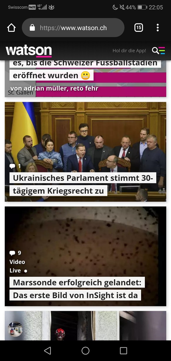 Ukrainisches Parlament stimmt 30-tÃ¤gigem Kriegsrecht zu
Schon traurig; wir kÃ¶nnten alle unsere Ressourcen, Wissenschaft und Kraft in Sachen stecken die uns weiter bringen wÃ¼rden. Stattdessen verbra ...