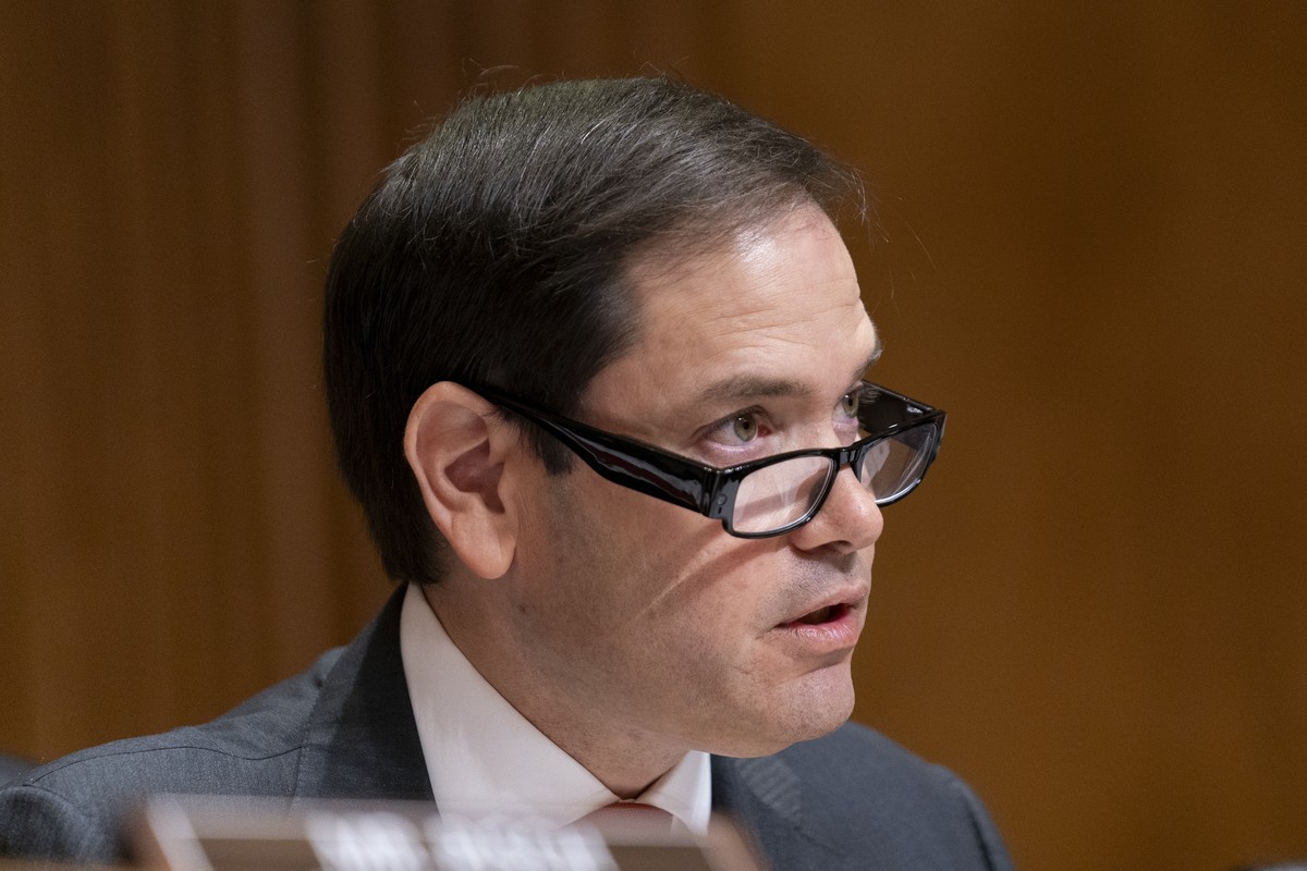 Sen. Marco Rubio, R-Fla. speaks during a Senate Foreign Relations Committee hearing to examine the nomination of Jacob Lew, former treasury secretary under President Barack Obama, as Ambassador to the ...