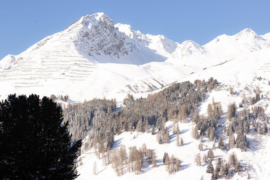 In Davos gibt es keine Loipen für Massenstartrennen.
