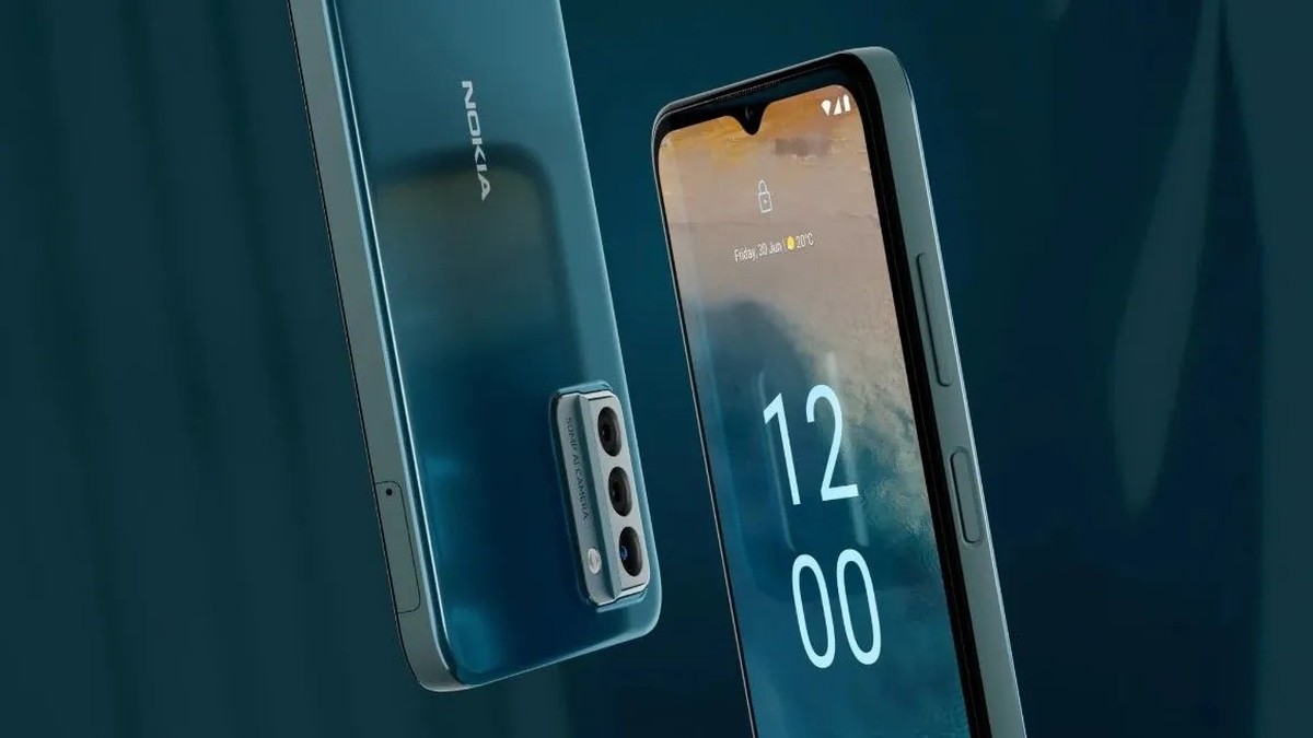 Le Nokia G22, un smartphone commercialisé en 2023.