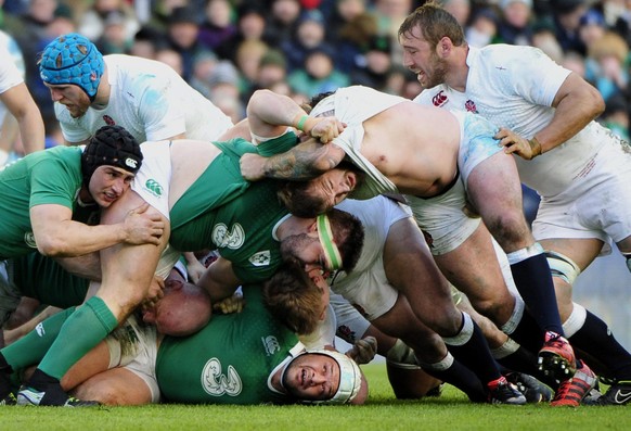 Fussball-Gecks haben hier nichts verloren: Irland vs. England am 1. März 2015.