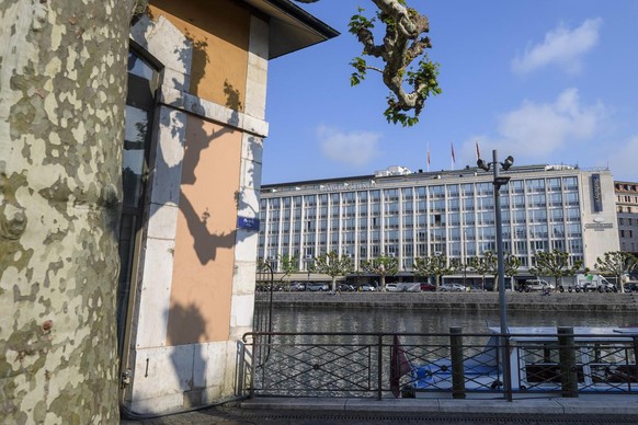 L&#039;hotel le Mandarin Oriental photographie ce mercredi 9 mai 2018 a Geneve. (KEYSTONE/Martial Trezzini)