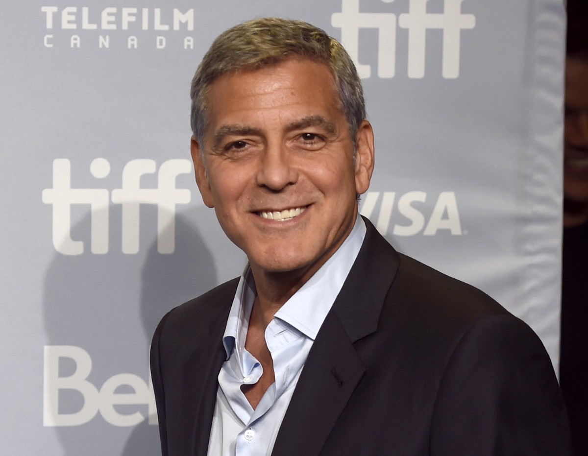 FILE - In this Sept. 10, 2017 file photo, George Clooney attends a press conference for "Suburbicon" at the Toronto International Film Festival in Toronto. Clooney will be the 46th recipient ...