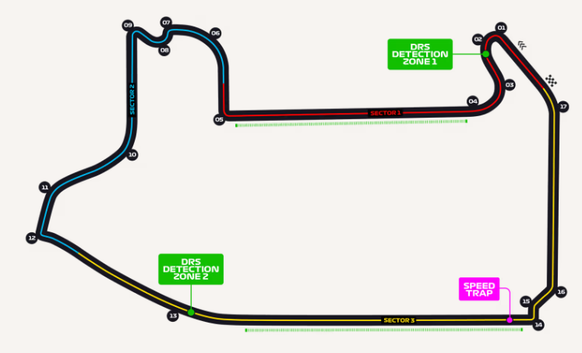 Grand Prix Las Vegas, Rennstrecke Formel 1 2024