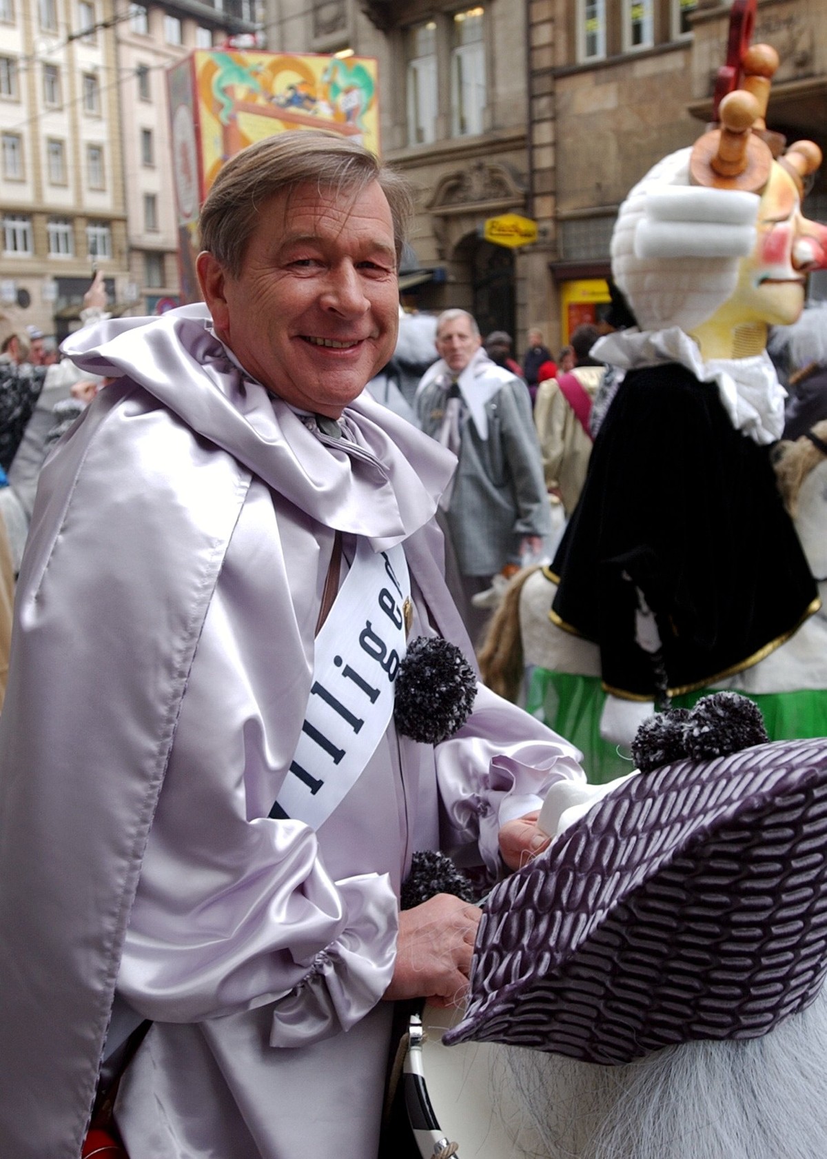 Nur an der Fasnacht Spitze: Marcel Ospel.