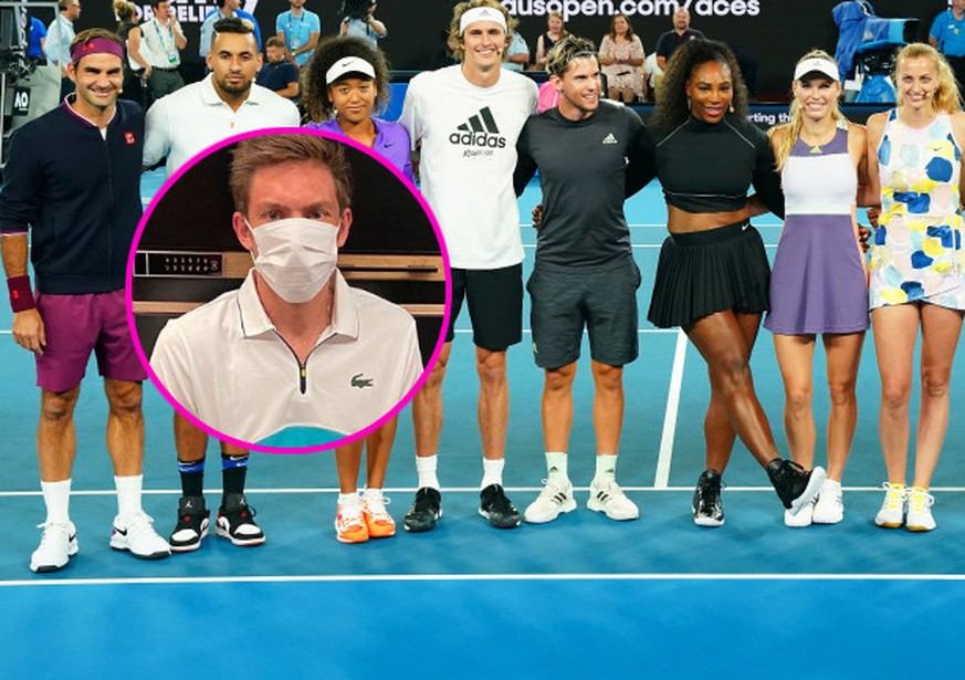 Galgenhumor am Australian Open und die Spenden-Show von Federer und Co.