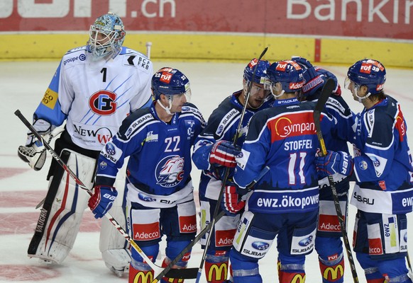 Fribourg war trotz mehr Torschüssen gegen den ZSC eigentlich chancenlos.