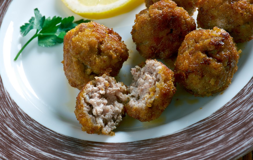 Keftedakia keftedes köfte kofta griechische hacktätschli meatballs