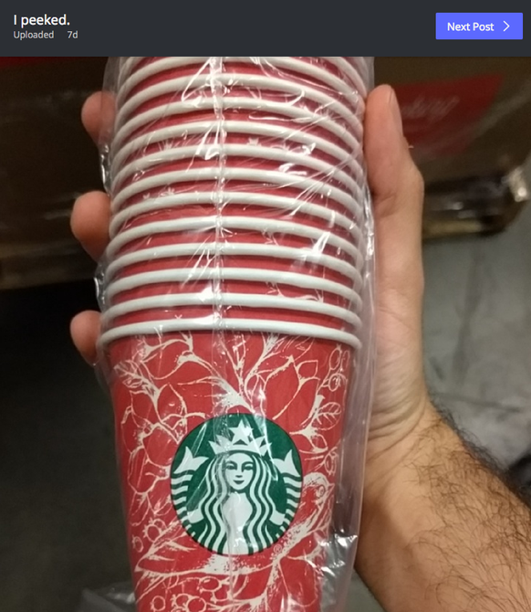 starbucks holiday red cups 2016 https://imgur.com/oLrvOlm