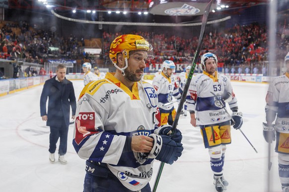 EV Zug PostFinance Top Scorer Jan Kovar auf dem Weg in die Pause waehrend dem Eishockey-Meisterschaftsspiel der National League zwischen den SC Rapperswil-Jona Lakers und den ZSC Lions am Samstag, 4.  ...