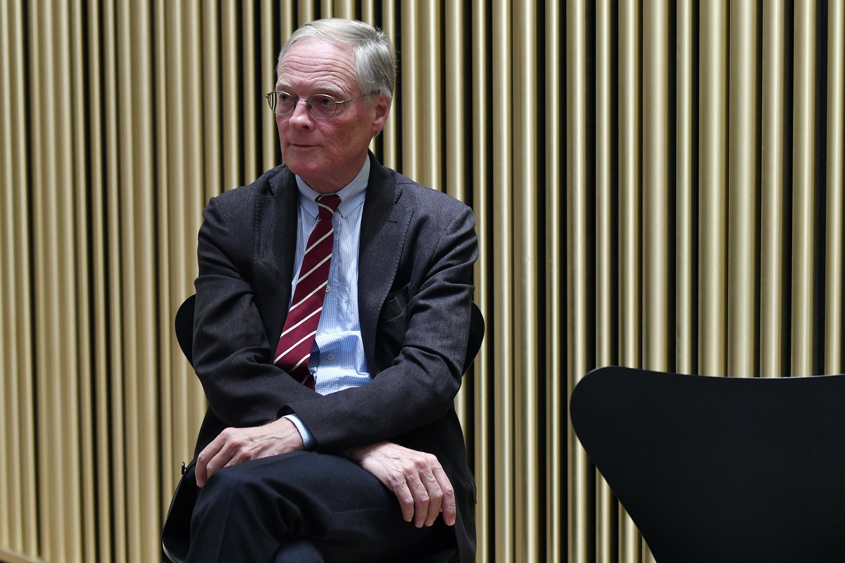 Lukas Gloor, Direktor Sammlung Emil Buehrle an einer Medienkonferenz zum Erweiterungsbau des Kunsthaus Zuerich am Mittwoch, 6. Oktober 2021. (KEYSTONE/Walter Bieri)