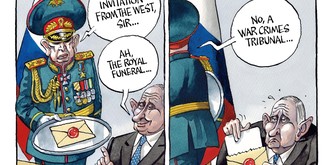 24 Memes und Karikaturen, die Putins ungemütliche Situation auf den Punkt bringen