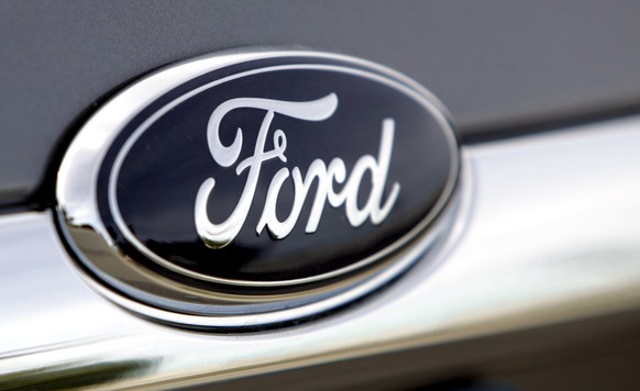 epa07262156 (FILE) - A Ford Motor Company logo on a vehicle at Bob Maxey Ford dealership in Detroit, Michigan, USA, 20 October 2005 (reissued 04 January 2019). According to media reports, US carmaker  ...