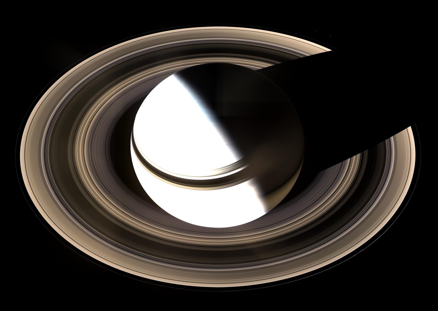 Der Saturn ist nicht der einzige Planet mit Ringen, aber seine Ringe sind am eindrücklichsten.&nbsp;