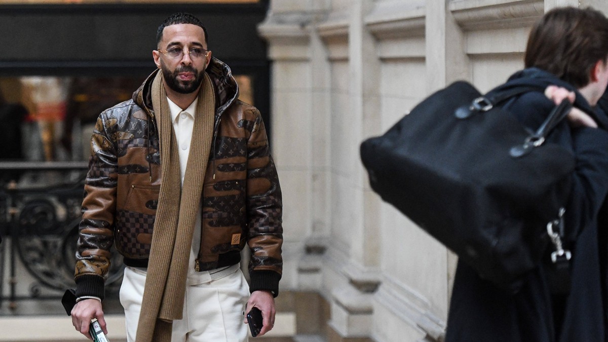 Naps Trial Opens For Sexual Assault Charges - Paris French rapper Nabil Boukhobza aka Naps arrives to attend his trial for sexual assault at the Palais de Justice of Paris, on February 16, 2026. The t ...