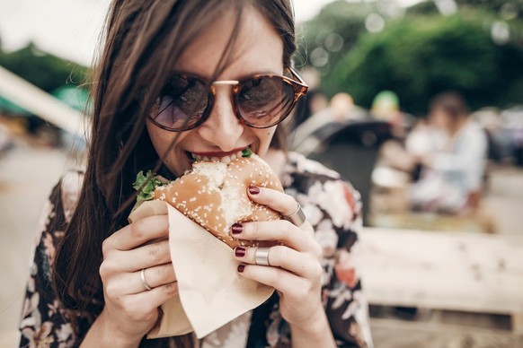 Frau ist Burger