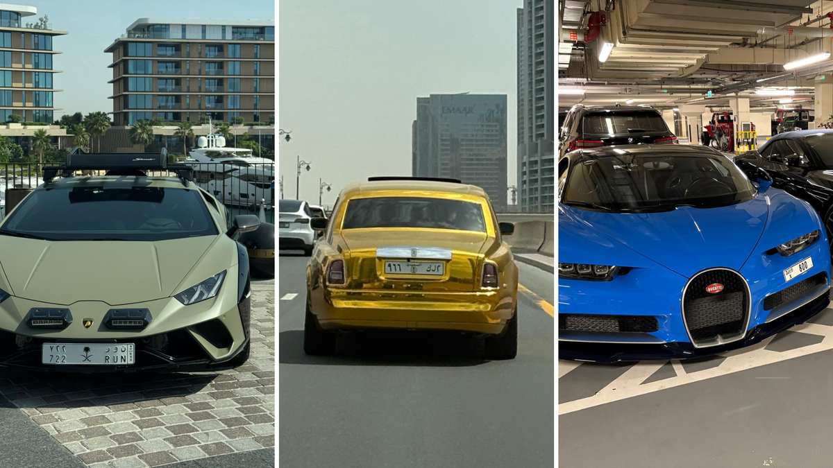23 voitures complètement folles que j'ai repérées à Dubaï