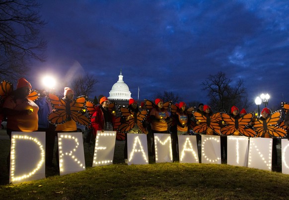 Proteste für die «Dreamer» vor dem Capitol in Washington.