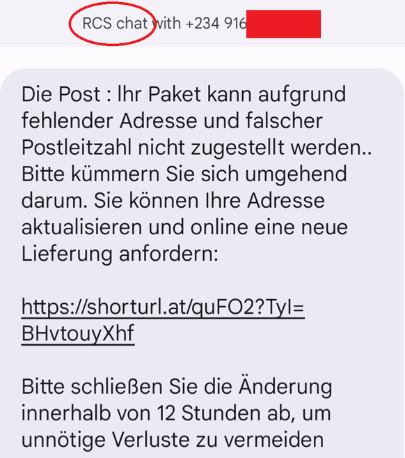 RCS-Chat statt SMS: Die SMS-Spam-Filter von Swisscom und Co. greifen bei iMessage, WhatsApp oder RCS-Nachrichten nicht.