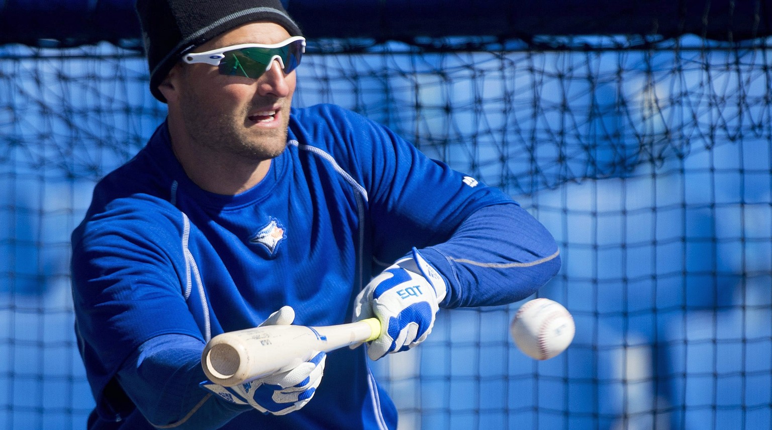 Kevin Pillar im Training vor der neuen Saison.