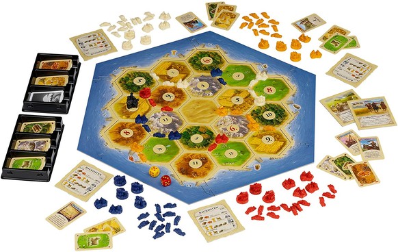 Die Siedler von Catan Spielaufbau