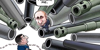 17 Karikaturen, die den Russland-Ukraine-Konflikt auf den Punkt bringen