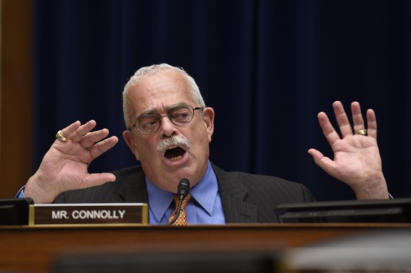 House Oversight Committee member Rep. Gerry Connolly, D-Va. speaks on Capitol Hill in Washington, Tuesday, May 17, 2016. during the committee&#039;s business meeting to consider DC Home Rule Act of 20 ...