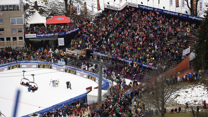 Der Zielraum von Wengen ist seit Jahren eine der «Stuben» Berni Schärs.