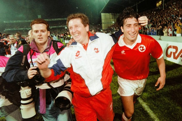 Spätestens nach der erfolgreichen Qualifikation zur EM 1996 kam es doch noch zur Versöhnung zwischen dem damaligen Nati-Trainer Roy Hodgson und Murat Yakin.
