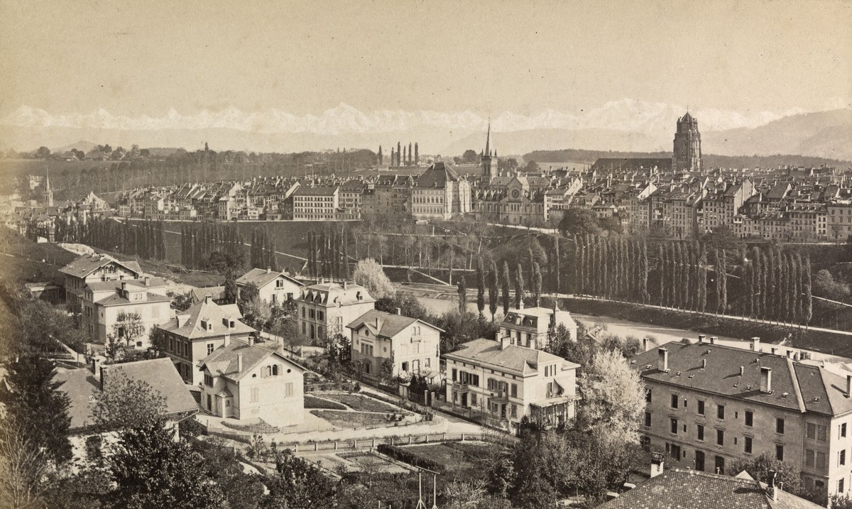 1875: Stadtansicht.