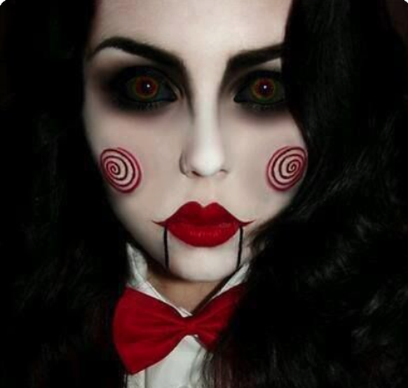 Inspired by the mask of Jigsaw.