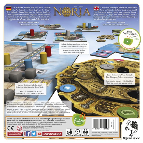 Schachtelrückseite Noria