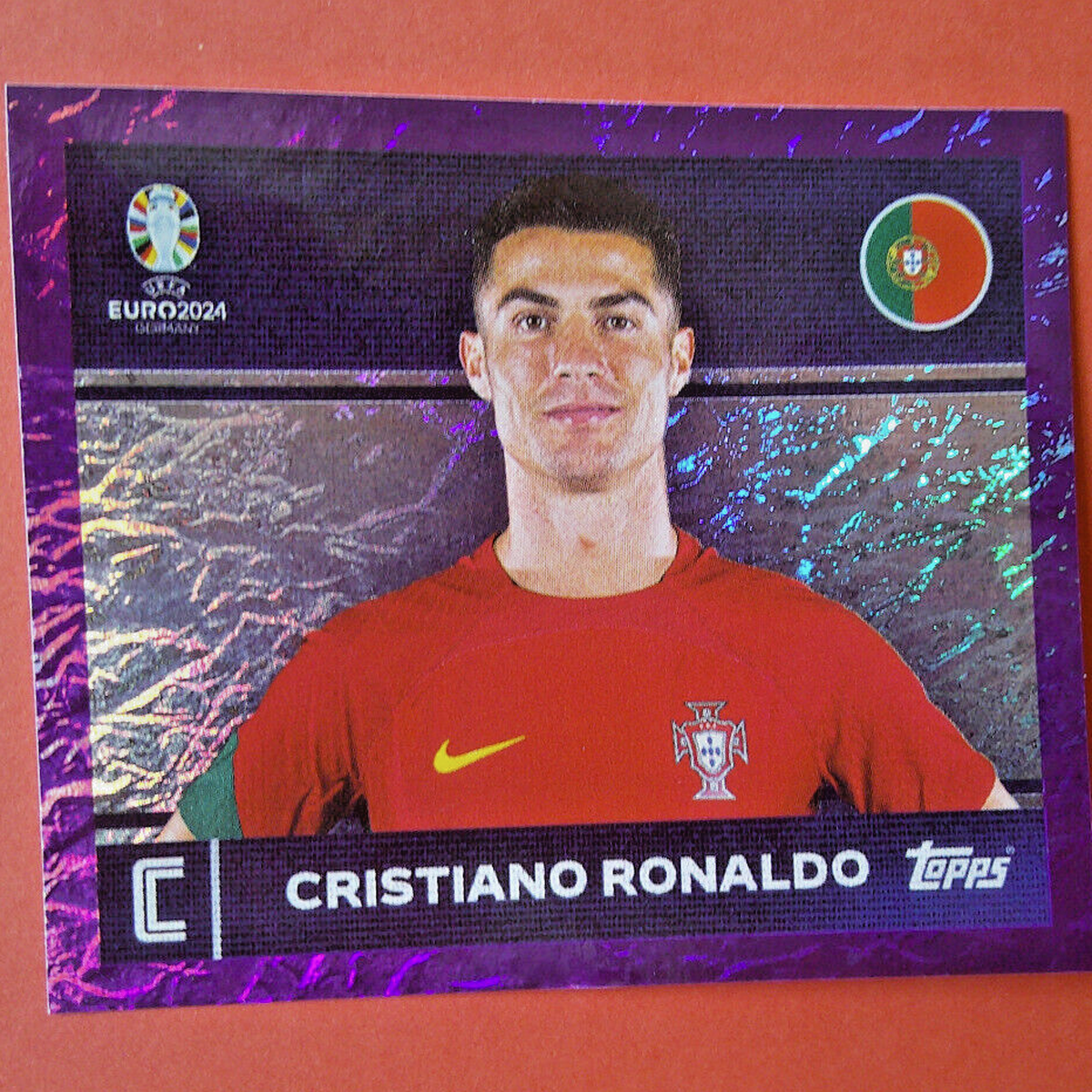 … und ein violetter Cristiano Ronaldo.