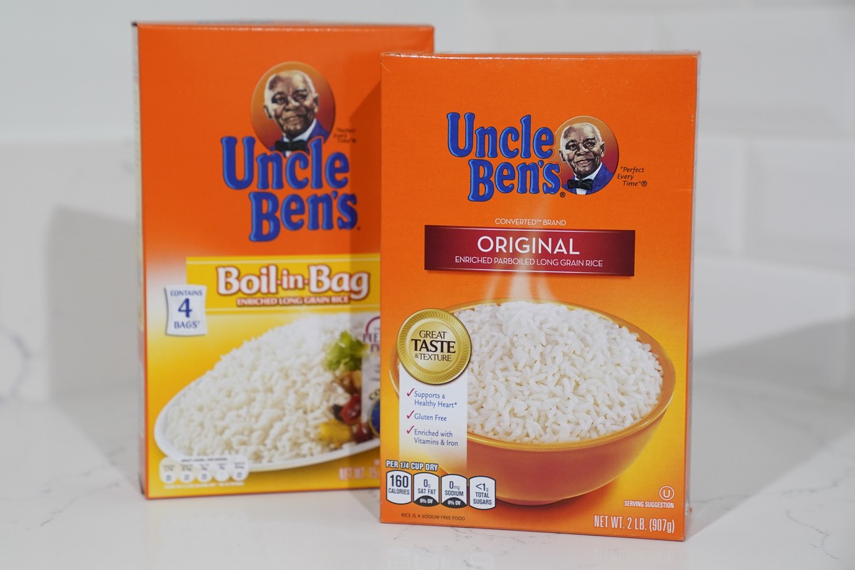Boxes of Uncle Ben's rice are displayed on Wednesday, June 17, 2020, in Long Beach, Calif. The owner of the Uncle Ben