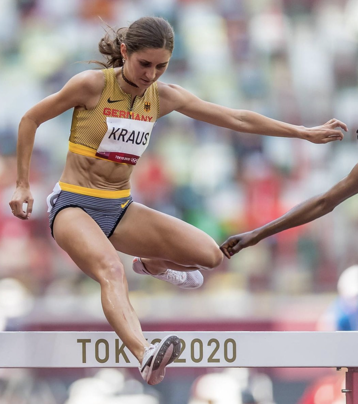 Gesa Krause lors des JO de Tokyo en 2021.