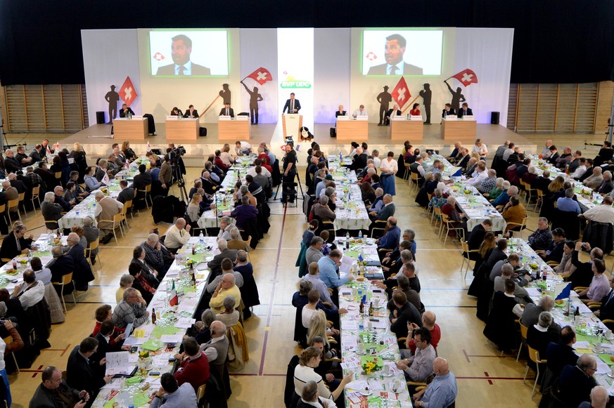 Die Delegierten haben entschieden: Die SVP soll die bisherige Marschrichtung beibehalten.