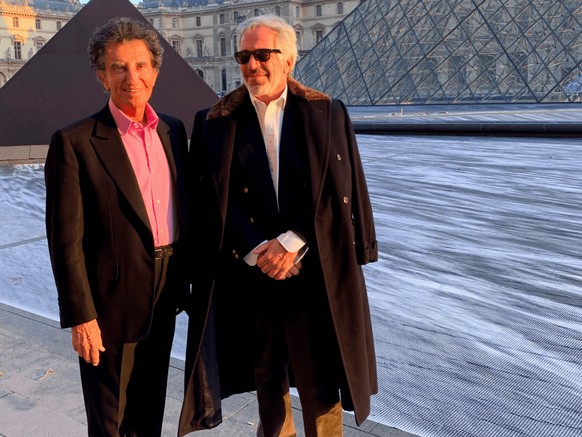 This photo released by the U.S. Department of Justice, shows Jeffrey Epstein and French culture minister Jack Lang at the Louvre in Paris. (U.S. Department of Justice via AP)
Justice Department Jeffre ...