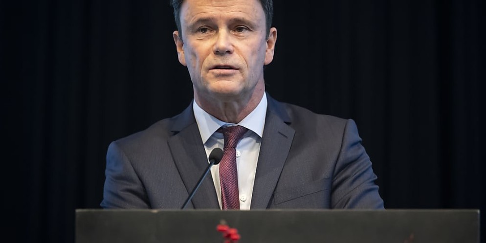 FDP-Regierungsrat Philippe Müller schiesst besonders scharf gegen den Musikwettbewerb ESC – und möchte die nächste Durchführung explizit nicht in Bern. (Arvchivbild)