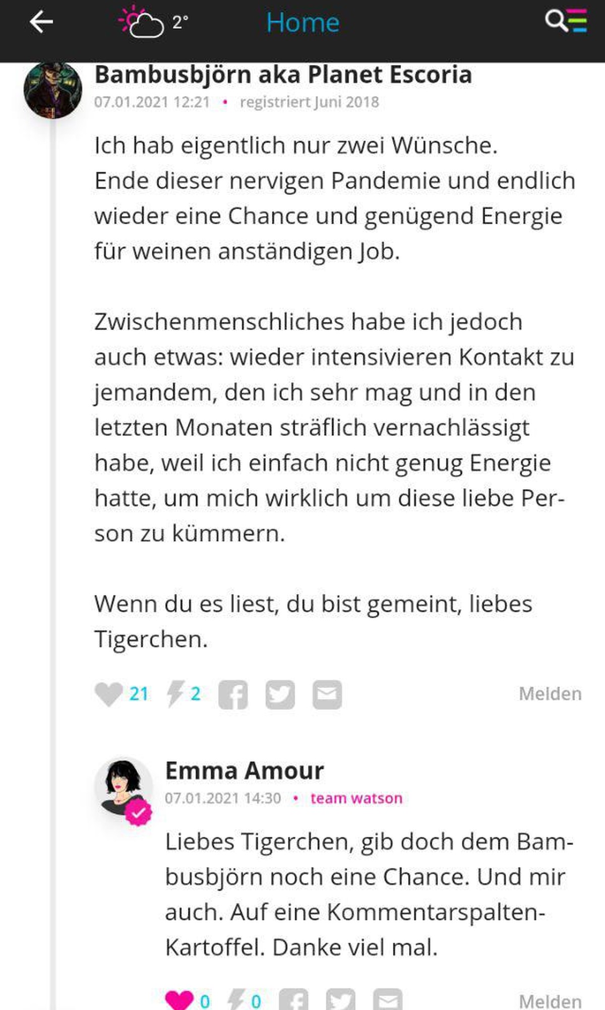 Der Originalscreenshot von anno dazumal! Schon fast ein Geschichtsdokument!